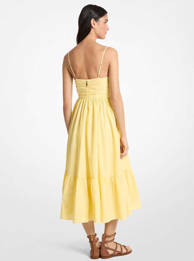 MICHAEL KORS Cotton Poplin Midi Dress outlook