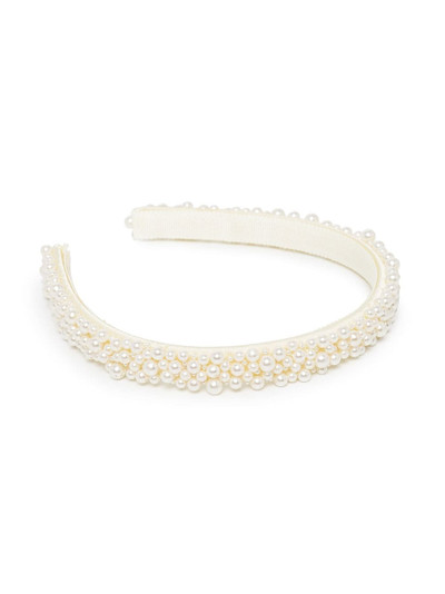 Jennifer Behr Bria pearl-embellished headband outlook