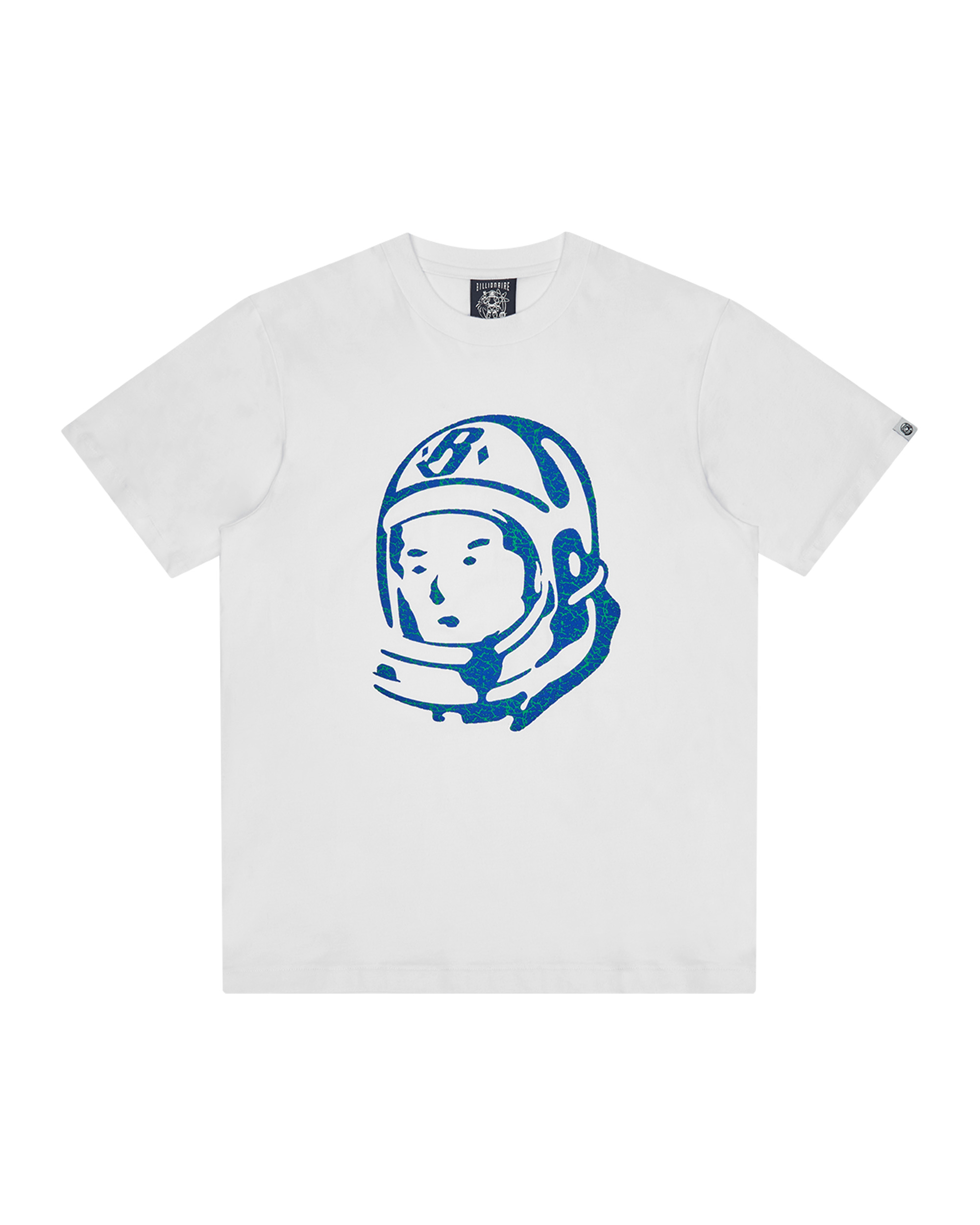 CRACKED FLOCK PRINT ASTRO T-SHIRT - 1