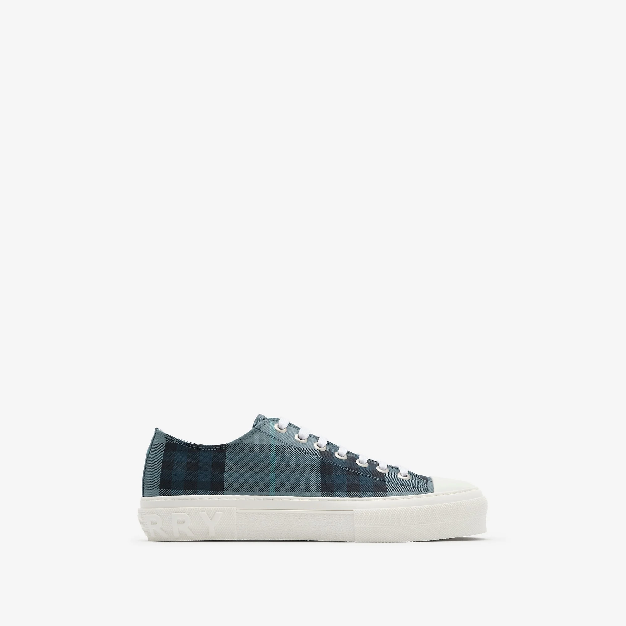 Check Nylon Blend Sneakers - 1