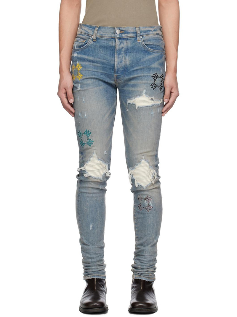 Blue MA Quad Cut Out MX1 Jeans 1