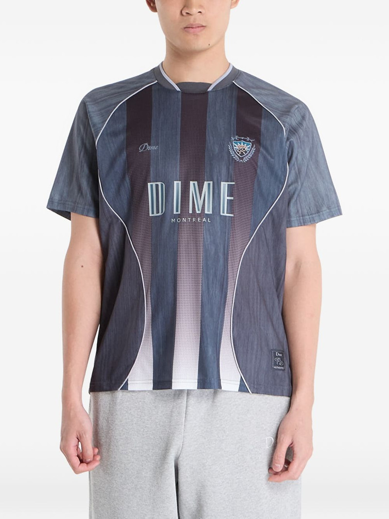 striped-pattern T-shirt 1