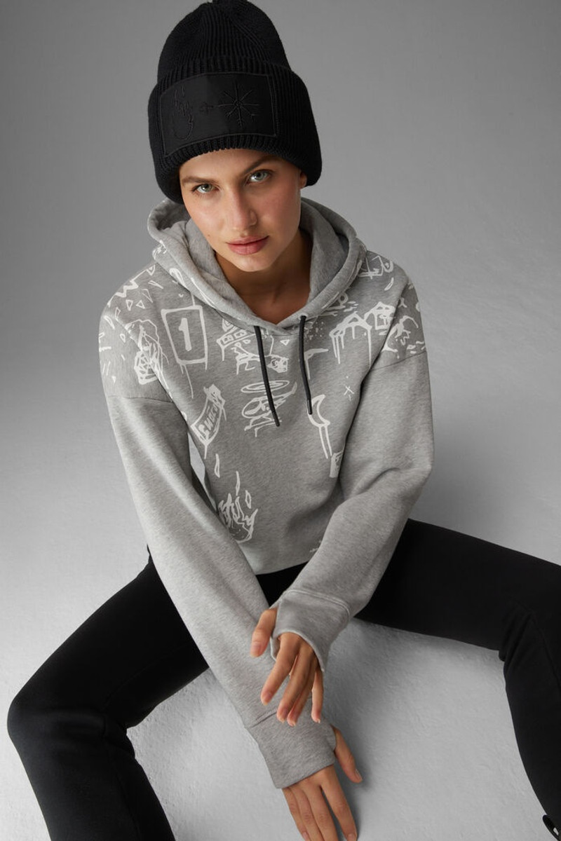 Cosa Sweatshirt hoodie in Gray/White 5