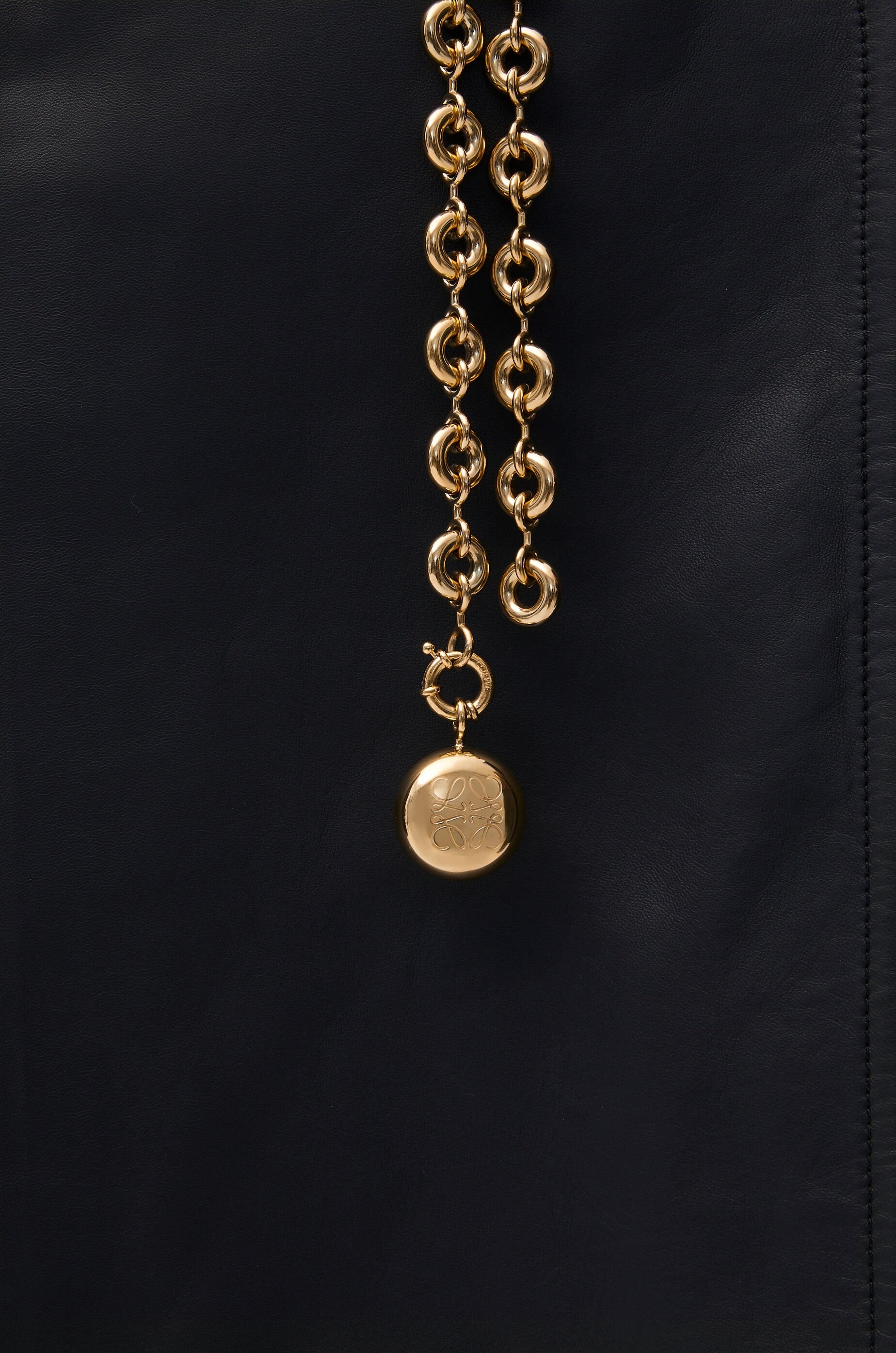 Chain coat in nappa lambskin - 5