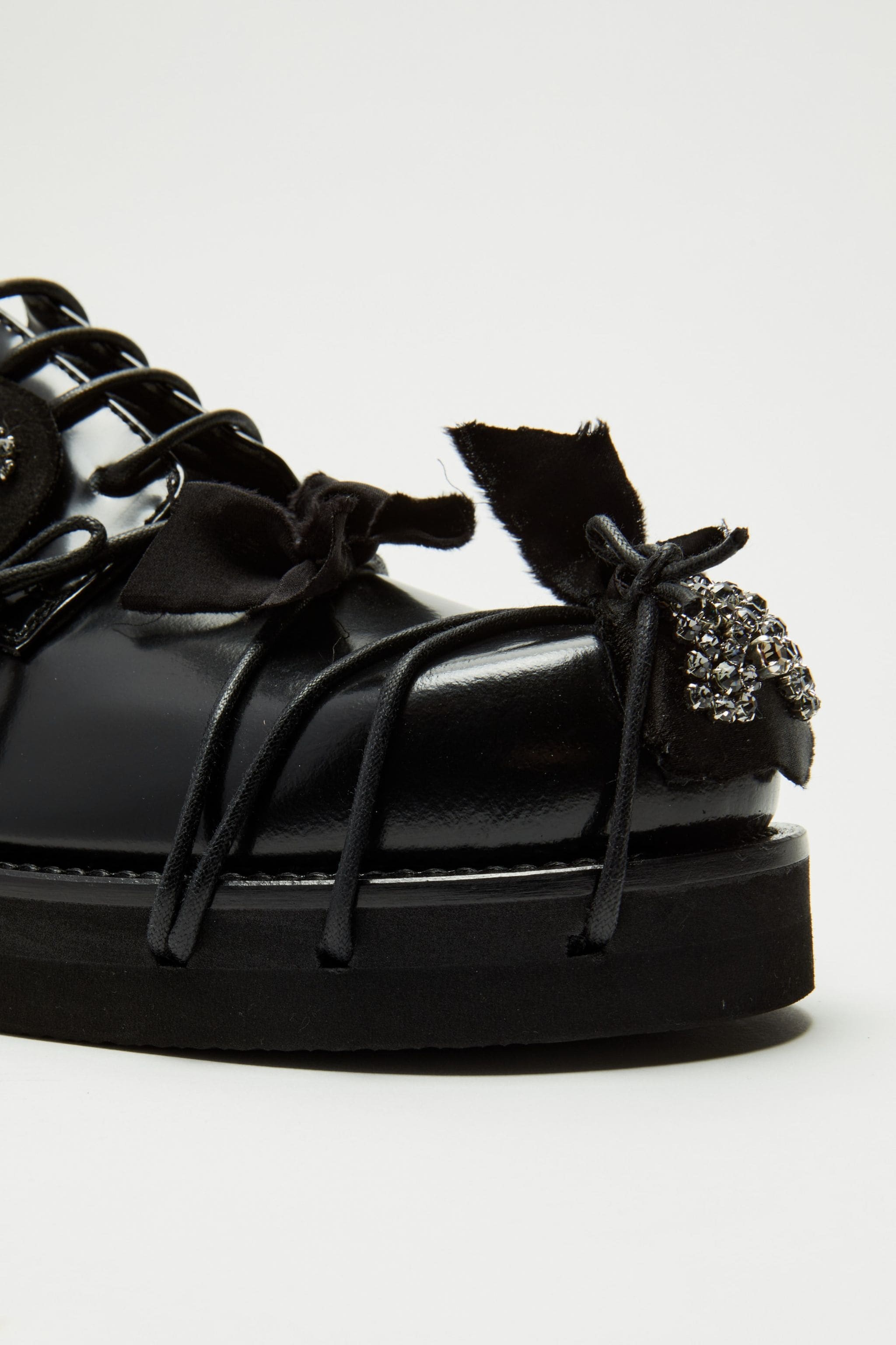 CRYSTAL-EMBELLISHED DERBY SHOES - 4