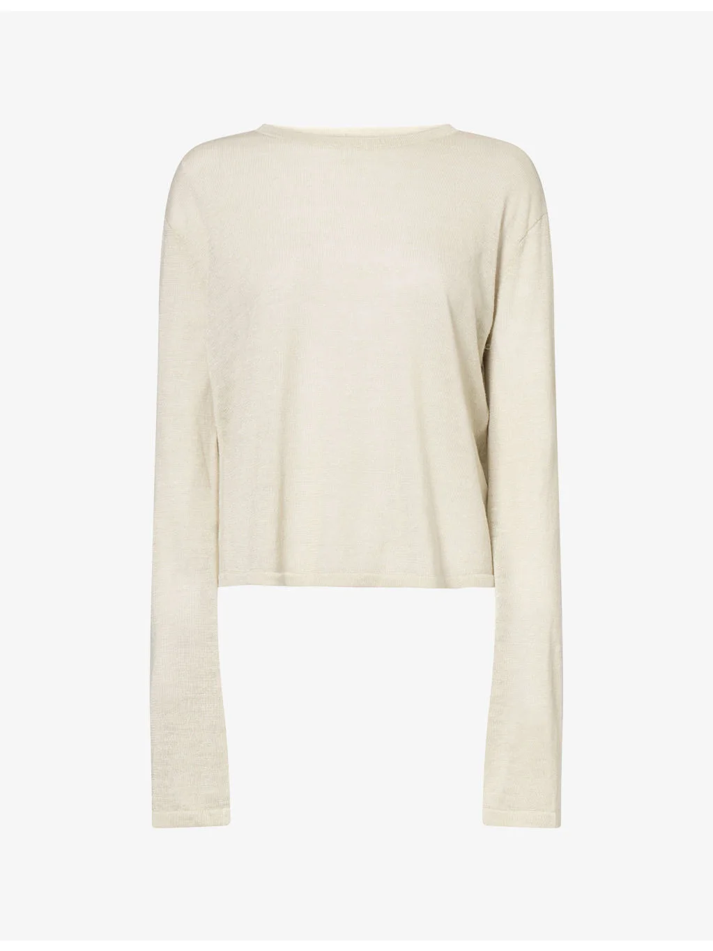 Nira Semi-Sheer Linen-Blend Top - 1