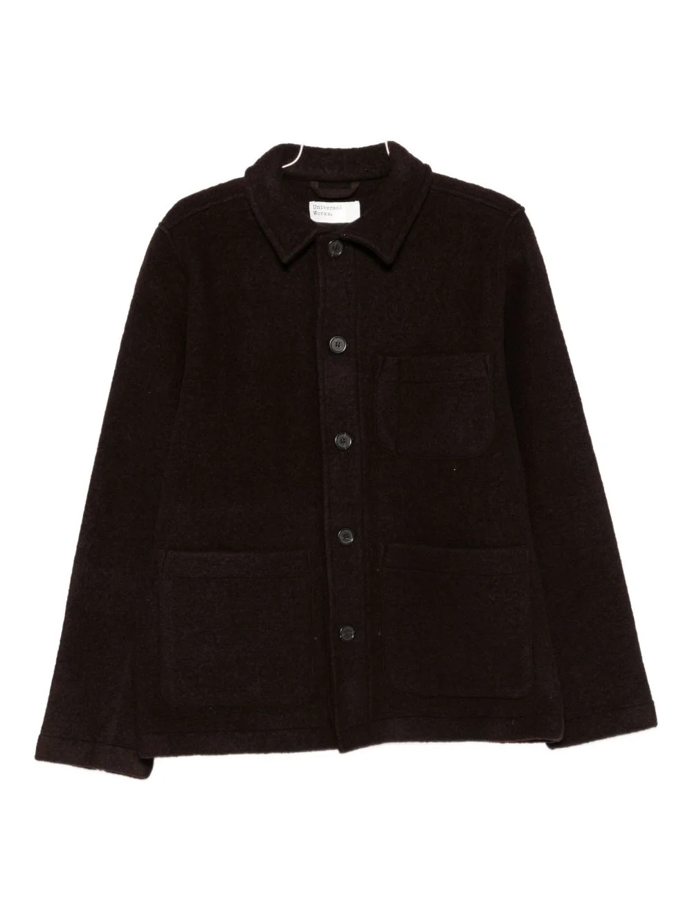 button-down patch-pocket jacket - 1