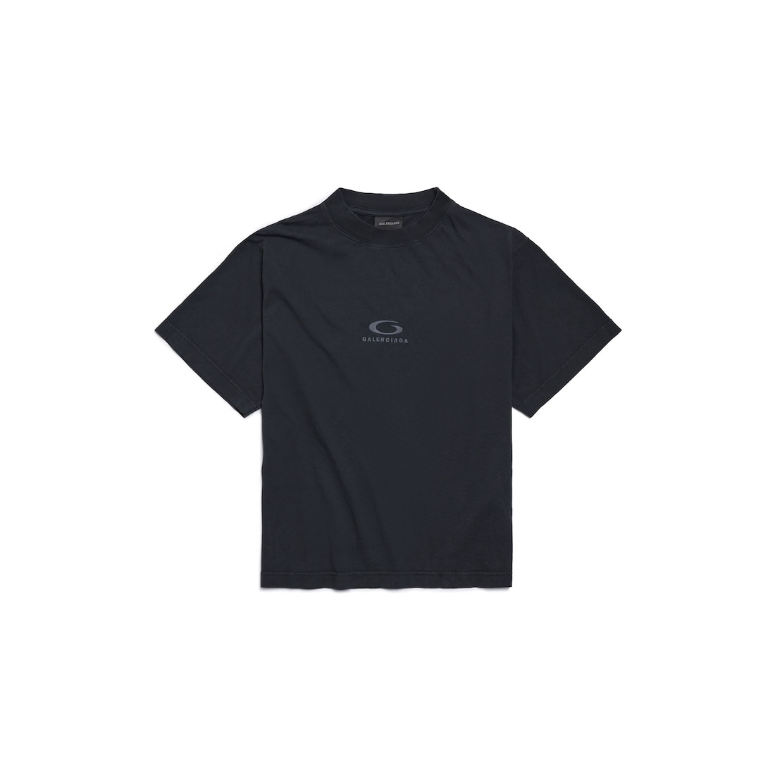Women's Loop Sports Icon T-shirt Medium Fit in Black Faded - 1