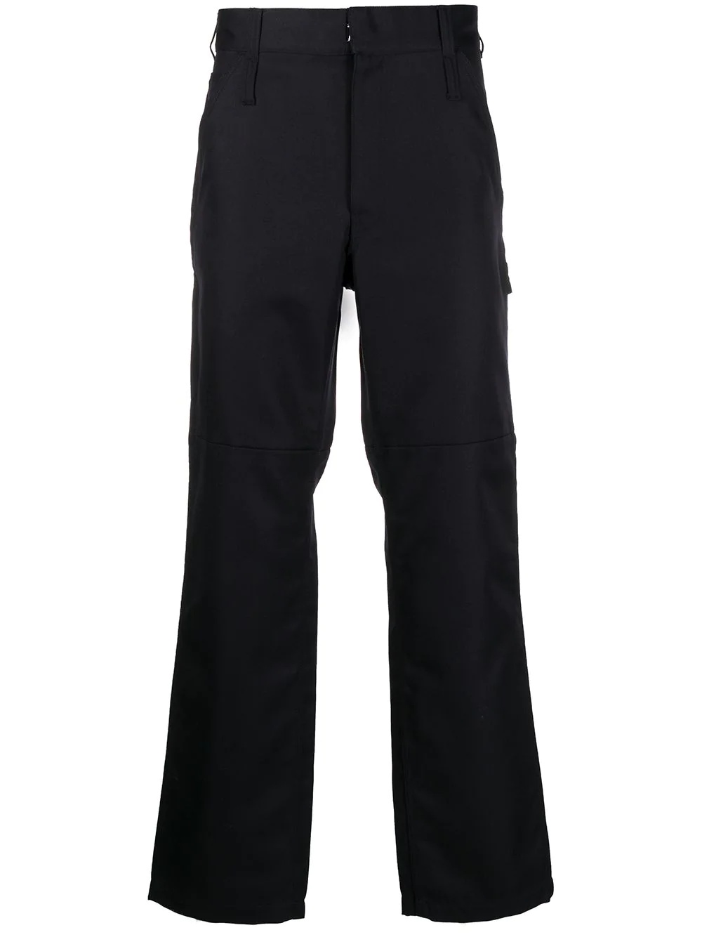 high-waist straight-leg trousers - 1