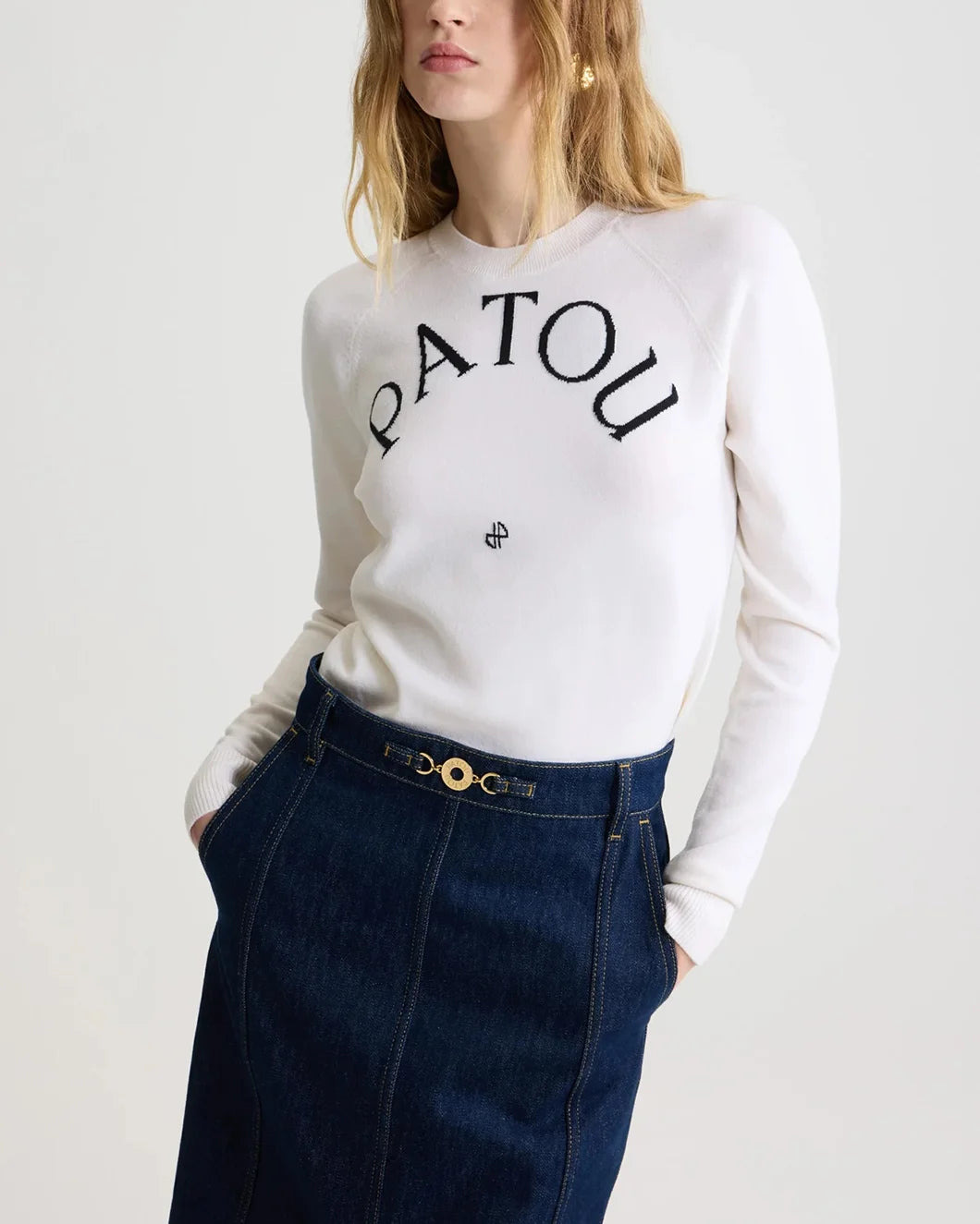 PATOU WOOL BLEND JUMPER - 2