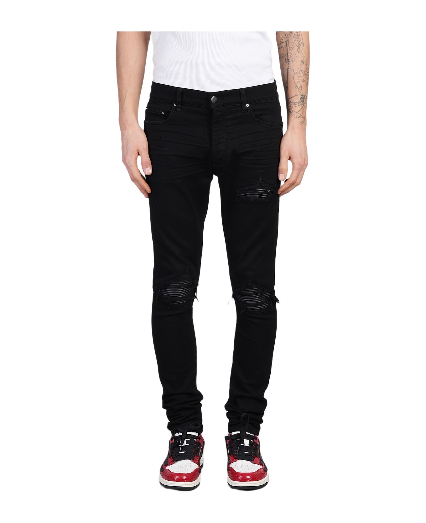 Jeans In Black Denim - 1