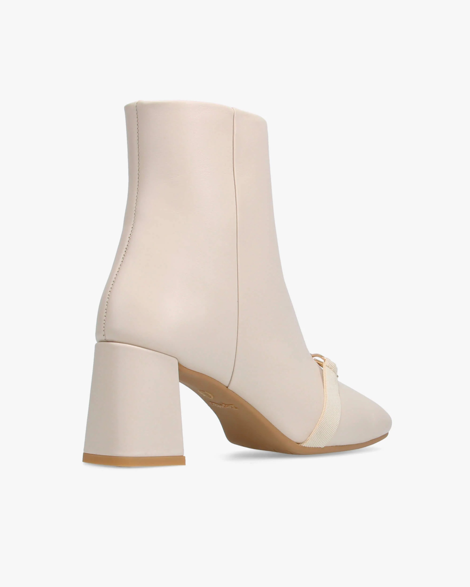 PHOEBE METALLIC BOW ANKLE BOOTS - 3