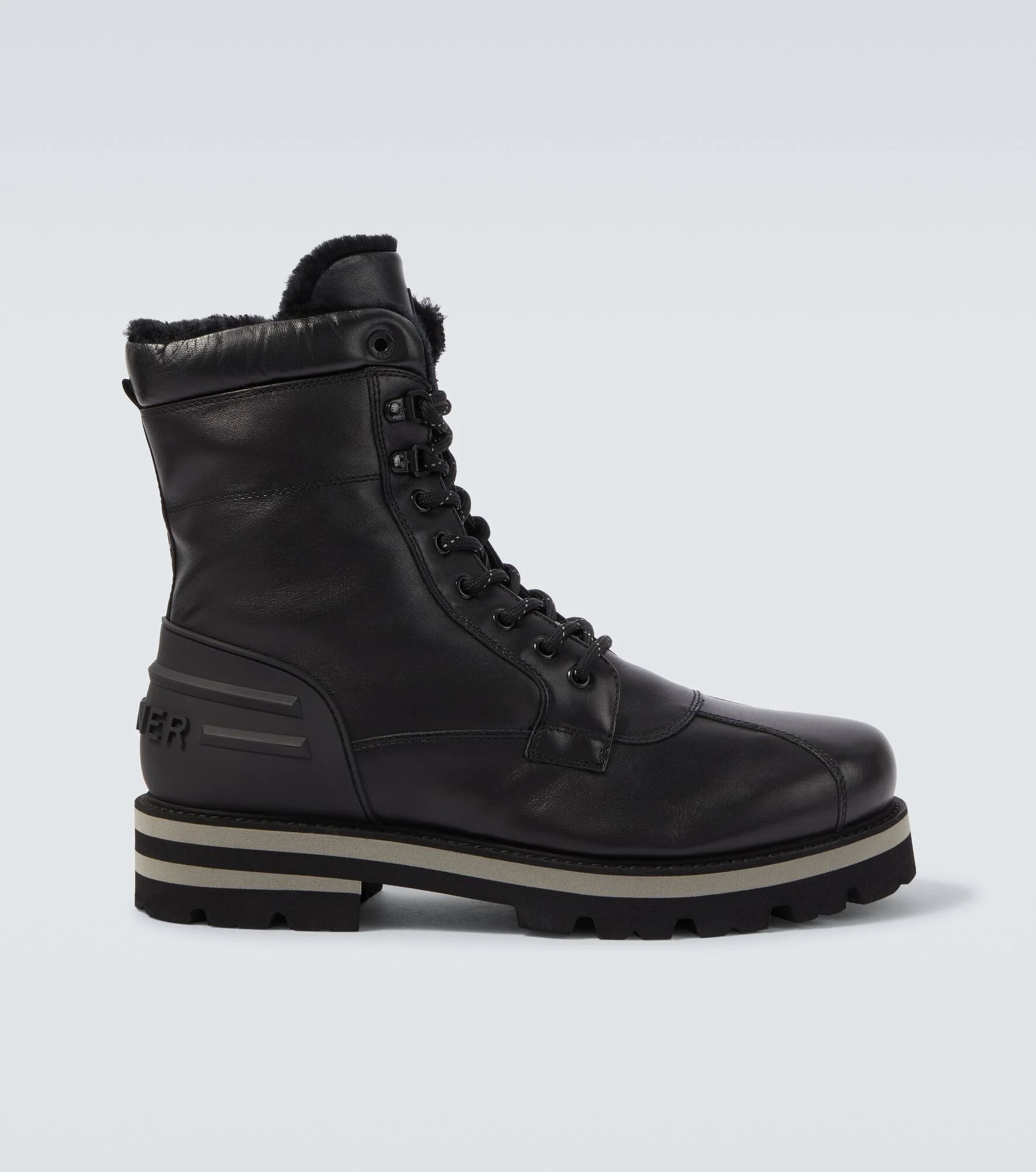 Courchevel leather lace-up boots - 1