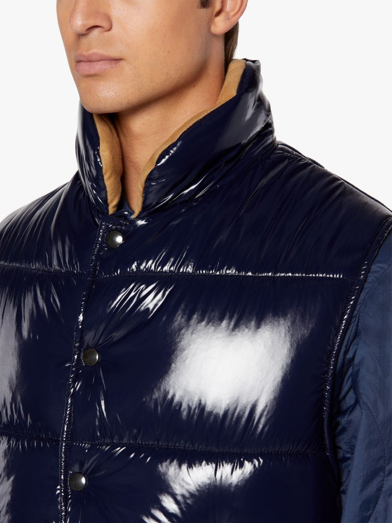 OSAKA NAVY NYLON GILET | GQF-304 5