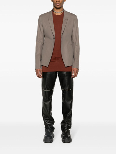 Rick Owens 73cms Soft cotton blazer outlook