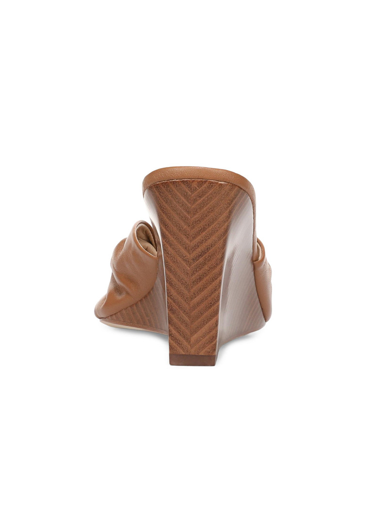 Women's Tullia Leather 85MM Wedge Sandals - Hazelwood 3