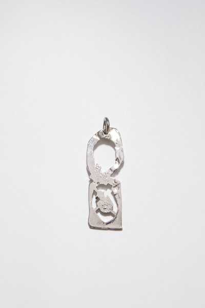 Acne Studios Q pendant - Silver outlook