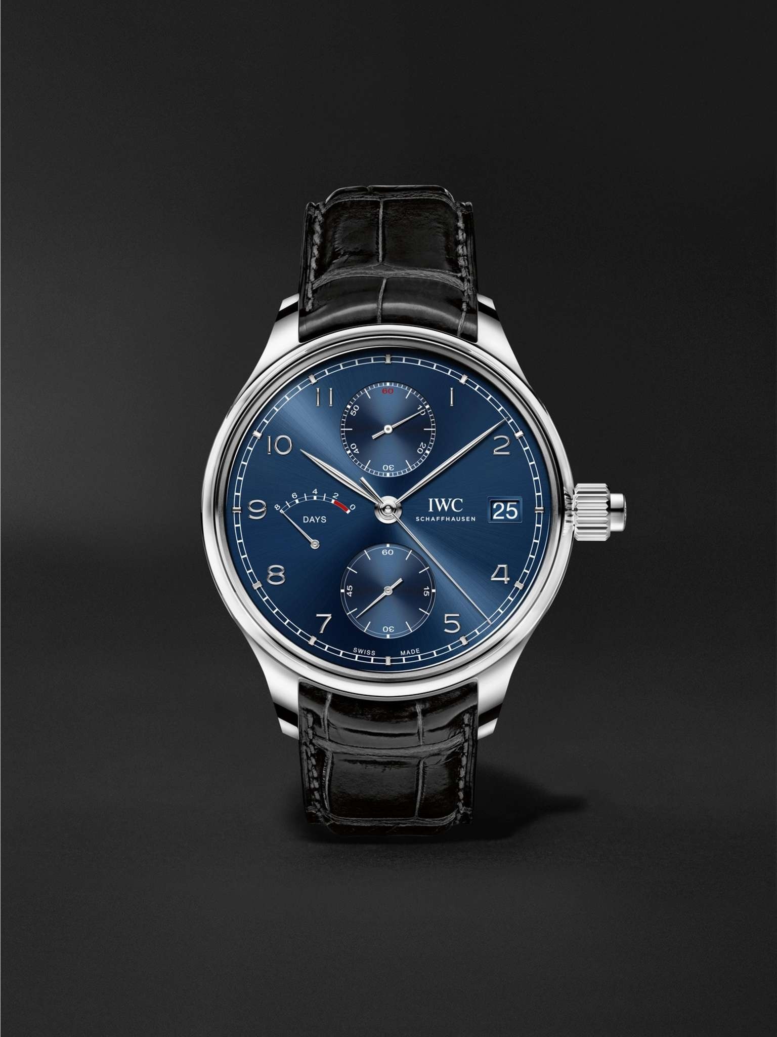 Portugieser Monopusher ‘Laureus Sport for Good’ Hand-Wound Chronograph 46mm Stainless Steel and Alli - 1