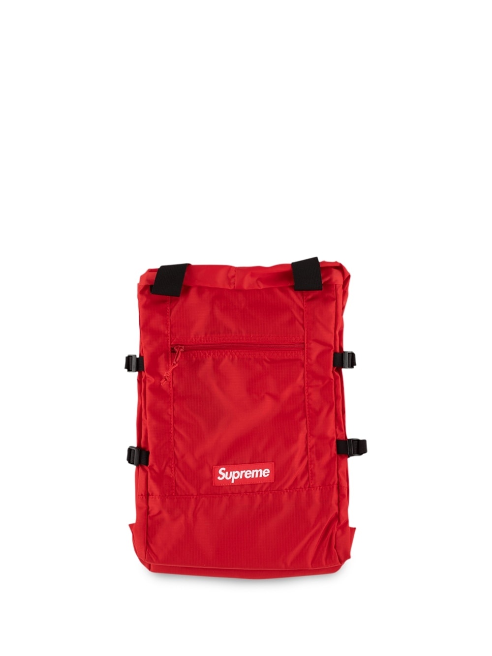 logo patch tote backpack - 1