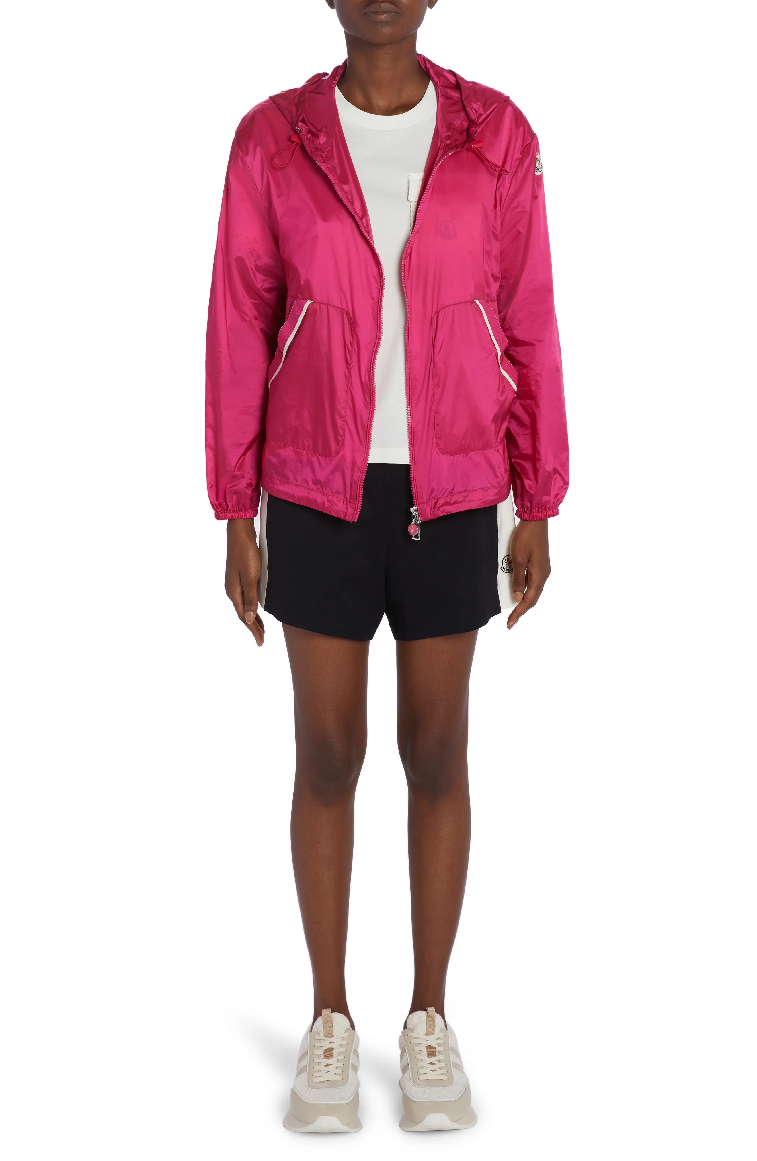Moncler Filiria Hooded Nylon Track Jacket | nordstrom