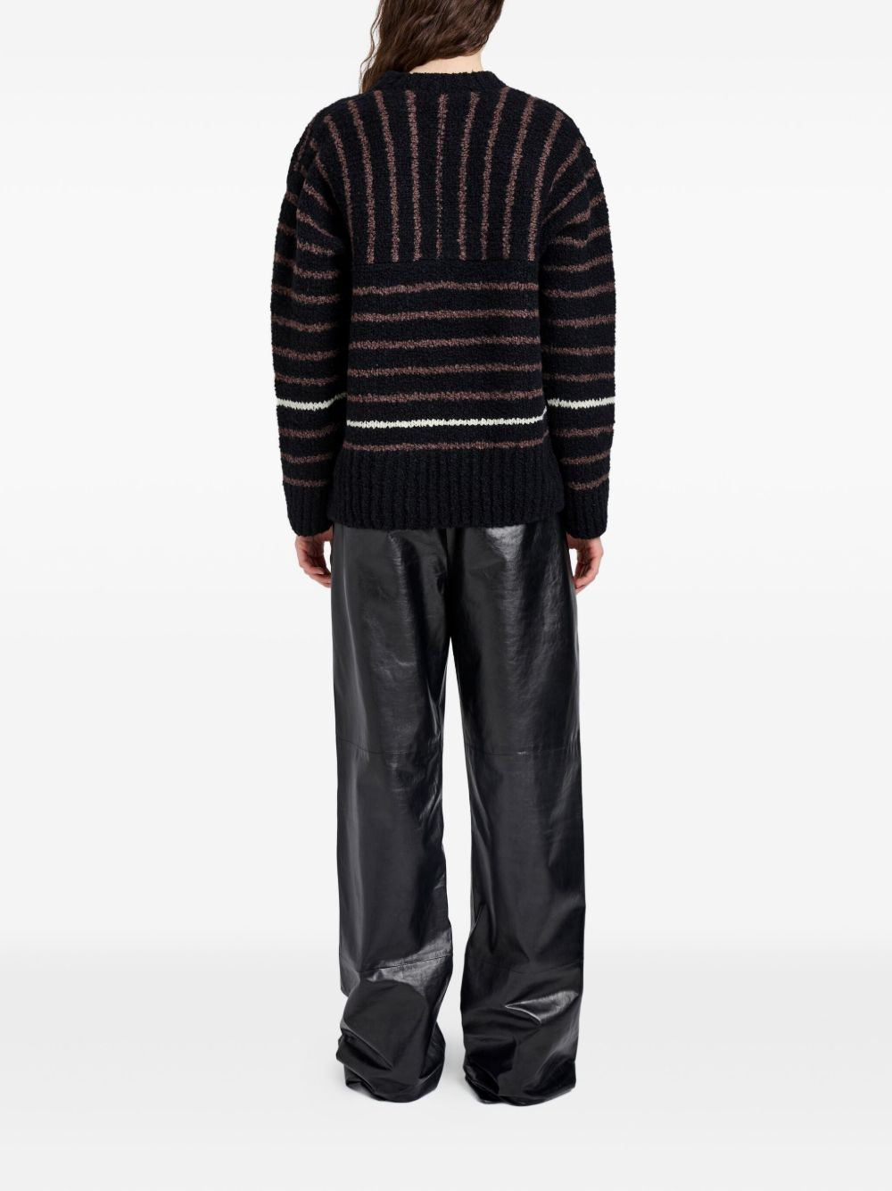 Leonie striped wool sweater - 4
