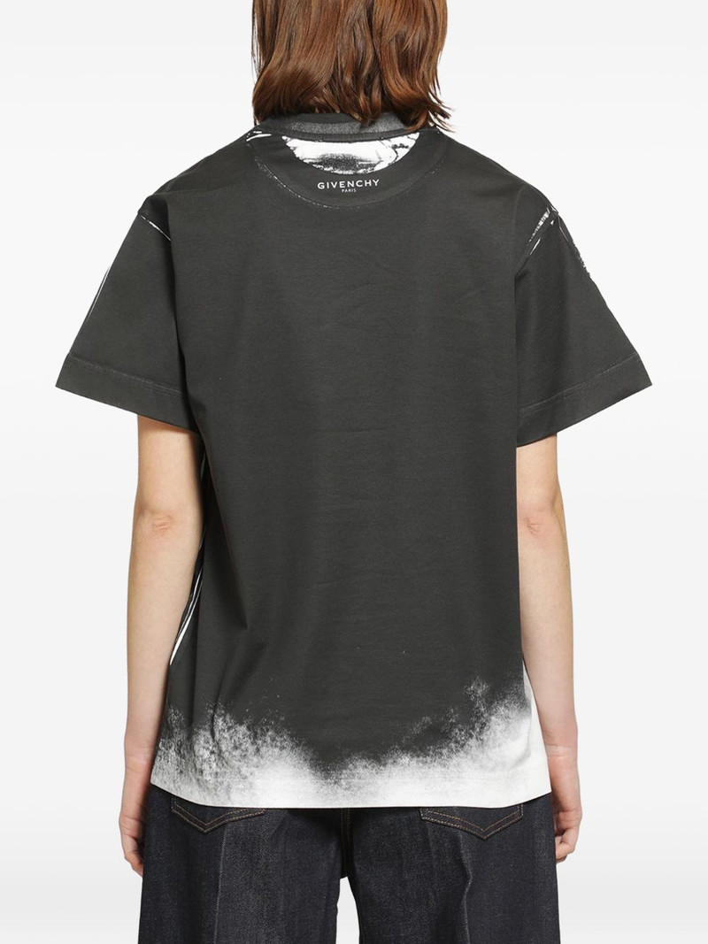 portrait-print boxy T-shirt 3