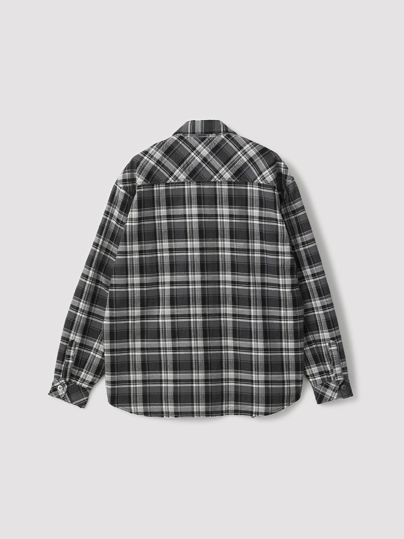 DAMAGED CHECK SHIRT 3