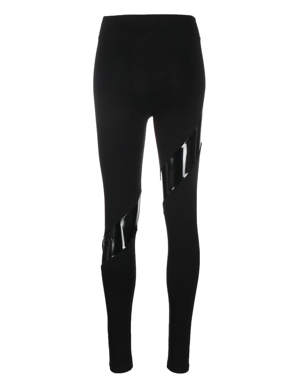 tape-detail stretch leggings - 2
