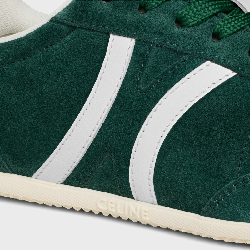 CELINE JOGGER LOW LACE-UP SNEAKER WITH TRIOMPHE IN SUEDE CALFSKIN AND CALFSKIN 5