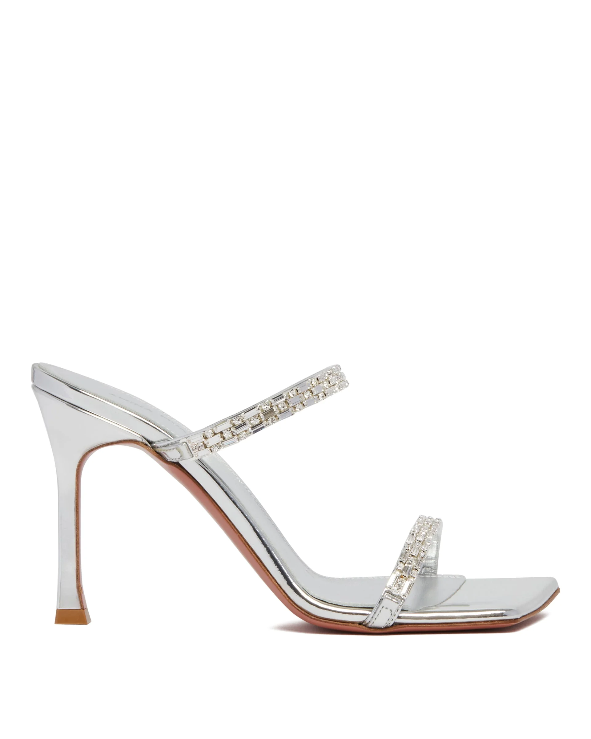 Silver Rih Slipper Sandals - 1