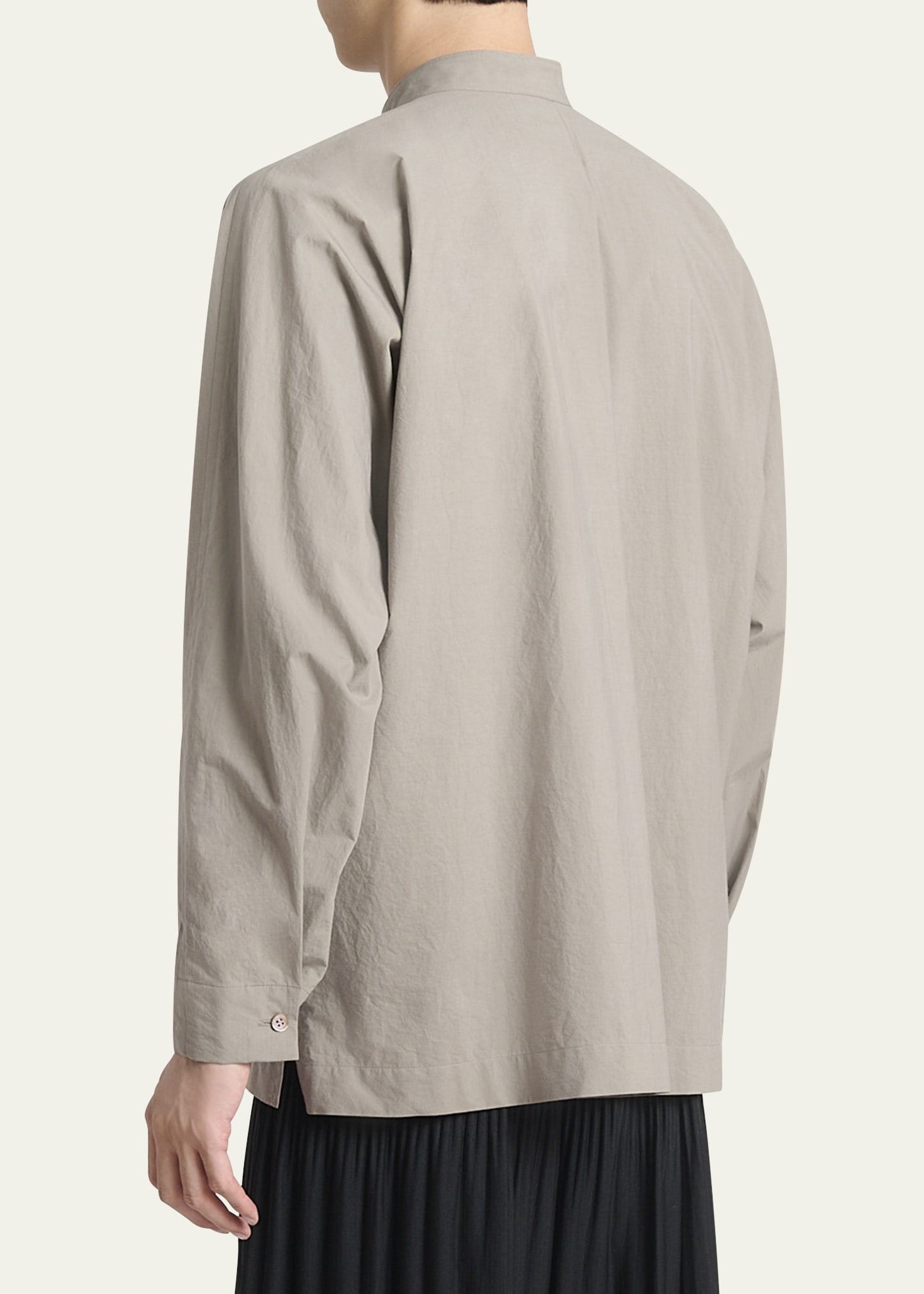 Men's Streamline Band-Collar Sport Shirt - 3