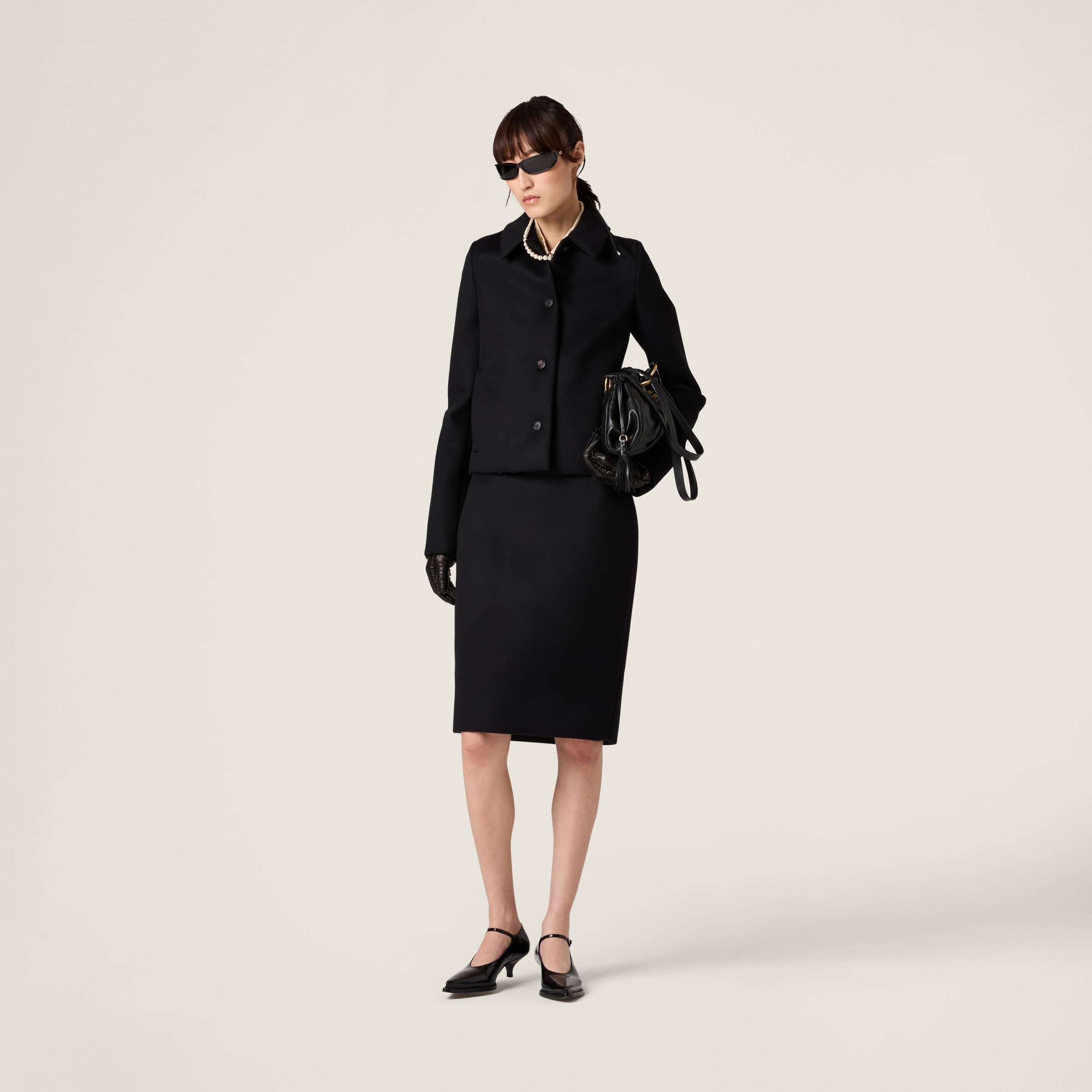 Single-breasted velour jacket - 2