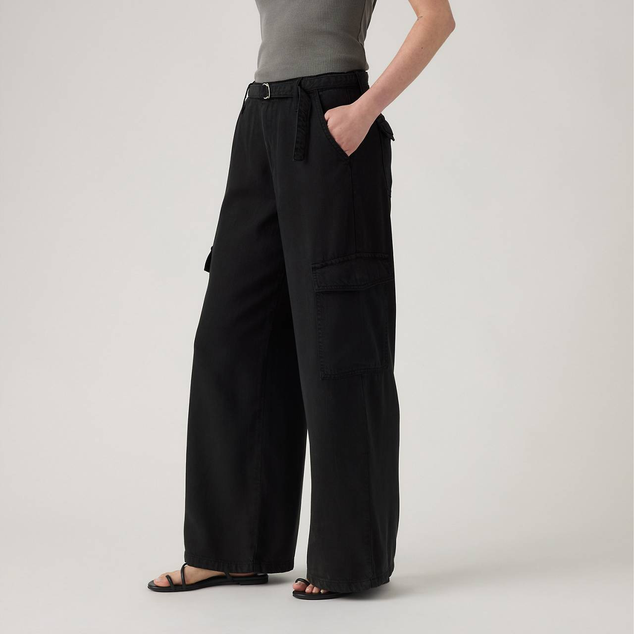 BAGGY DAD CARGO WOMEN'S PANTS - 3