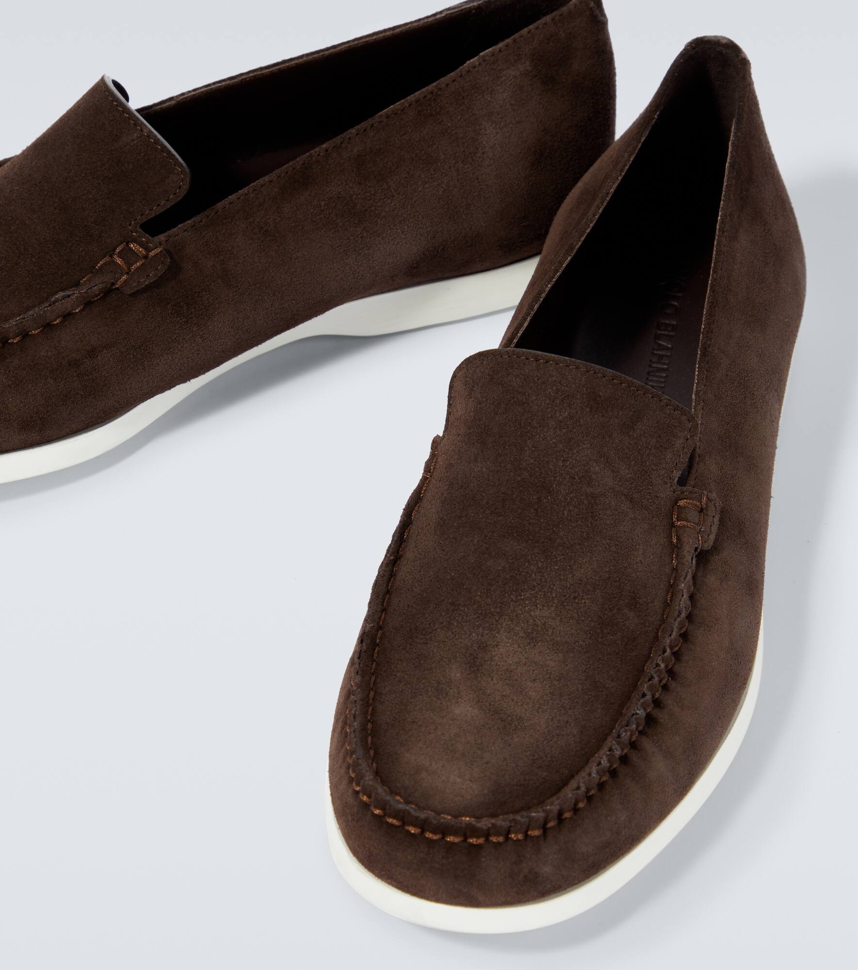 Monaco suede loafers - 3