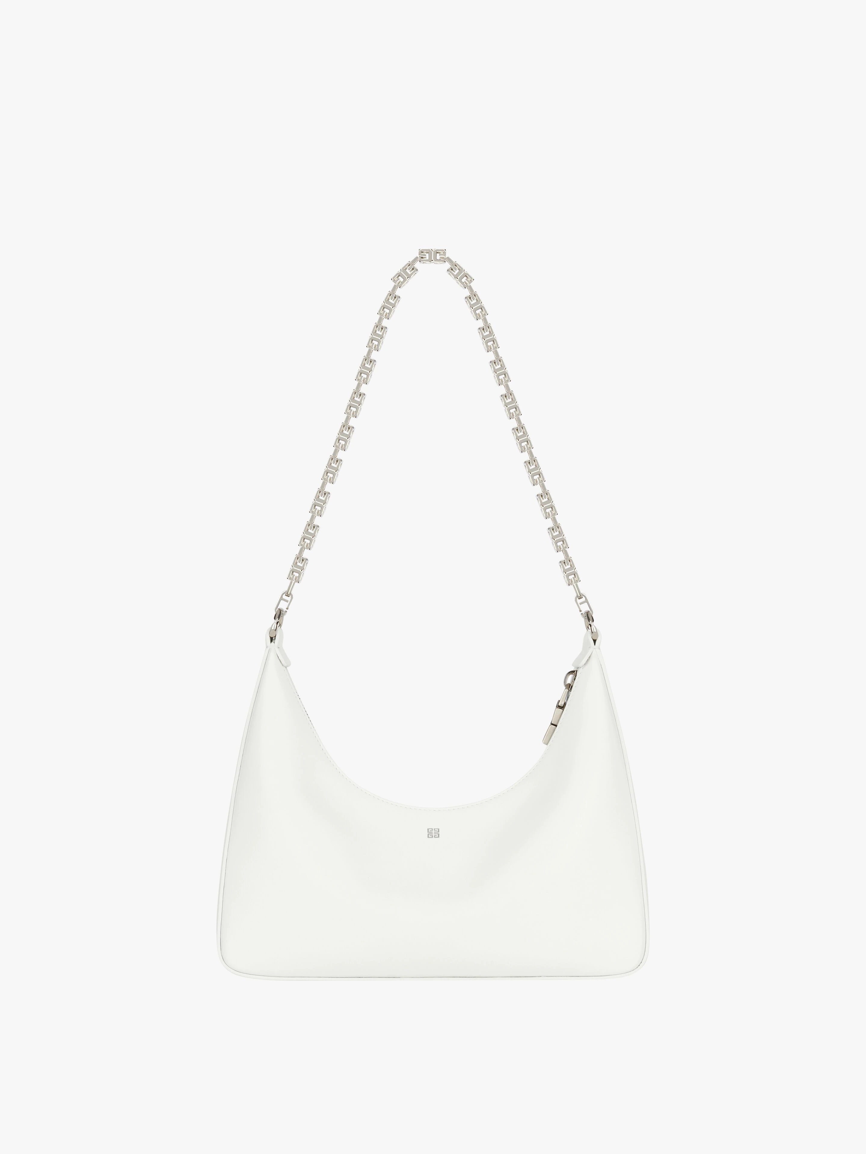 Givenchy Moon Cut-Out Calfskin Small Hobo Bag