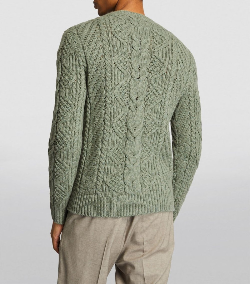 Cashmere Cable-Knit Sweater 4