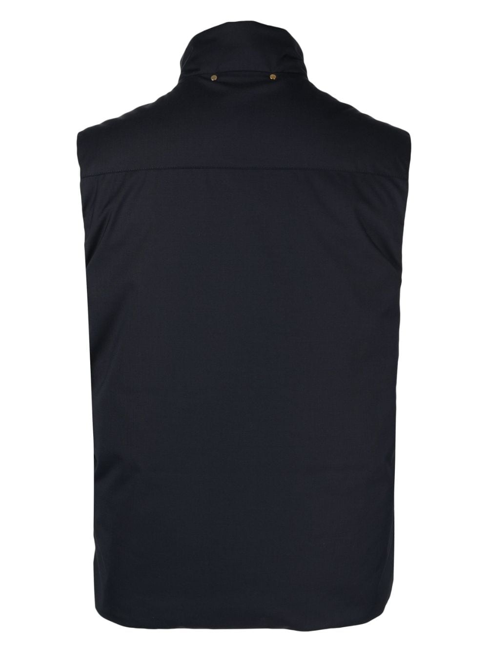 padded press-stud fastening vest - 2