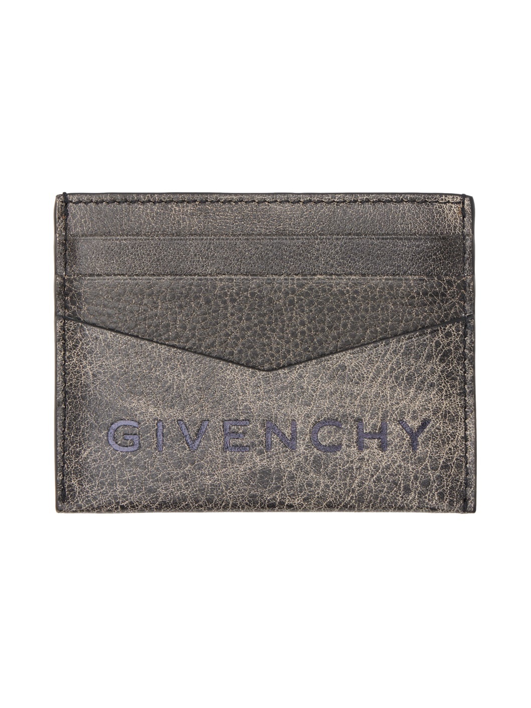 Black Embossed Card Holder - 1