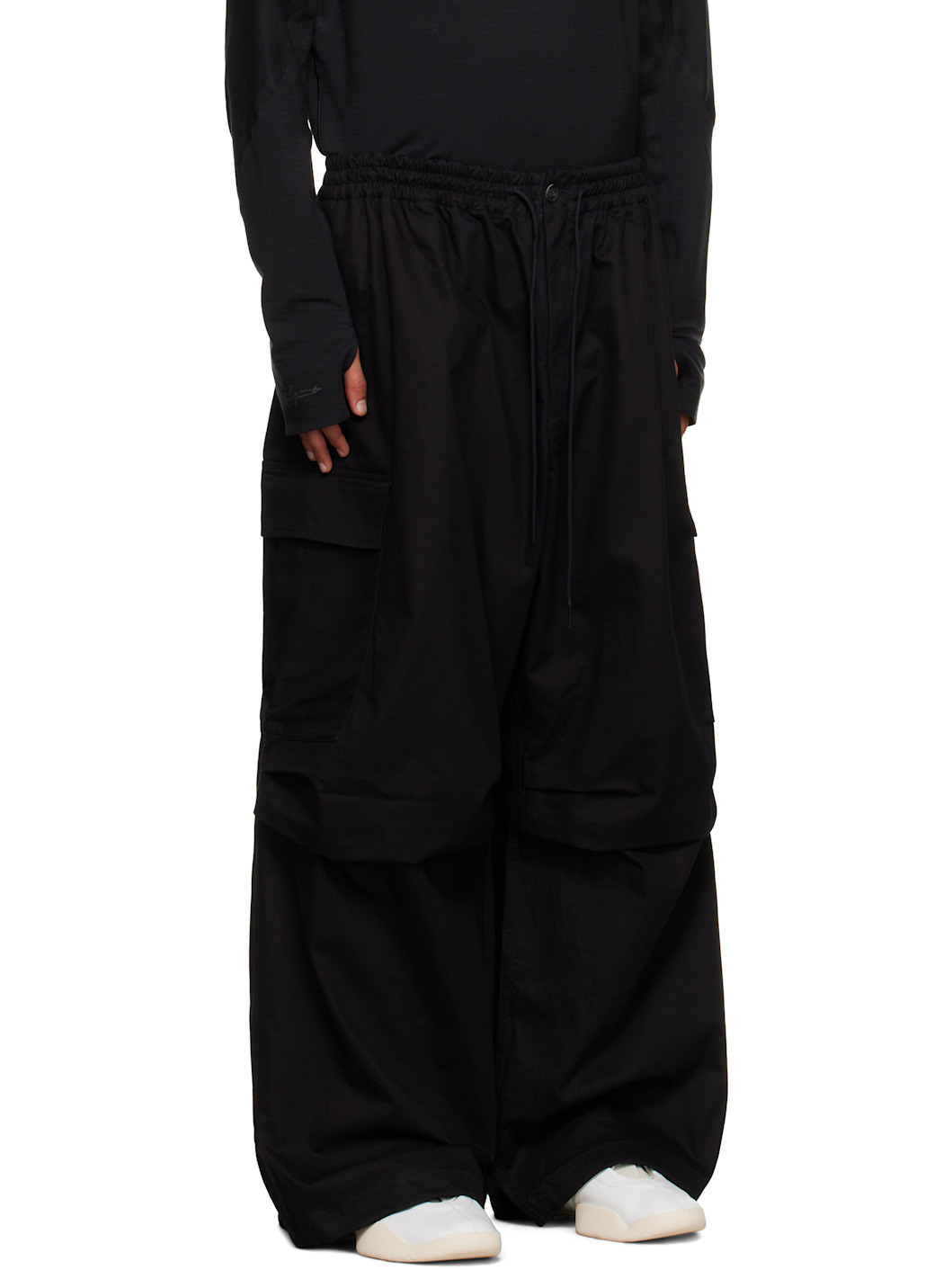 Black UT Twill Cargo Pants - 2