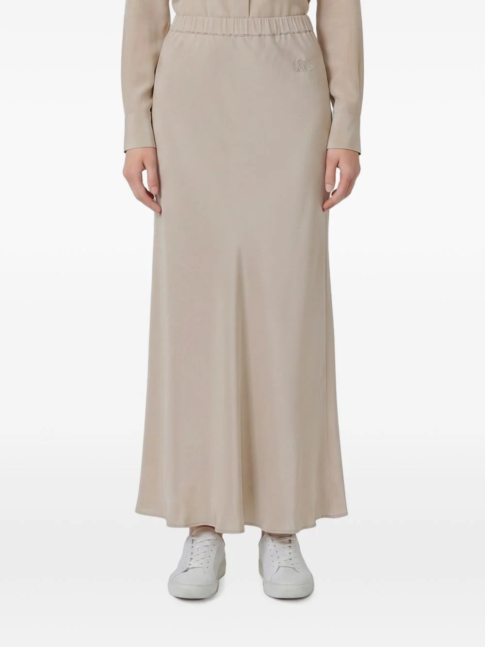M Monogram silk maxi skirt - 1