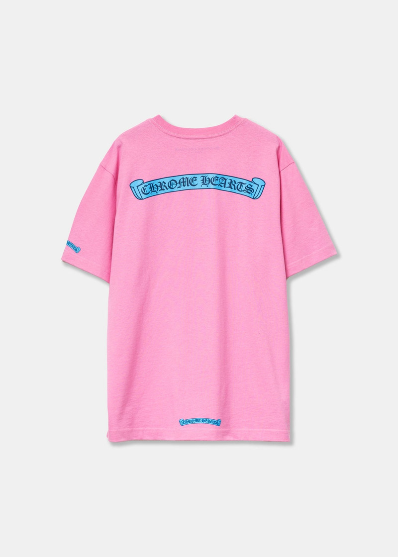 Chrome Hearts Pink Blue Scroll Tee - 8572716810480 | REVERSIBLE