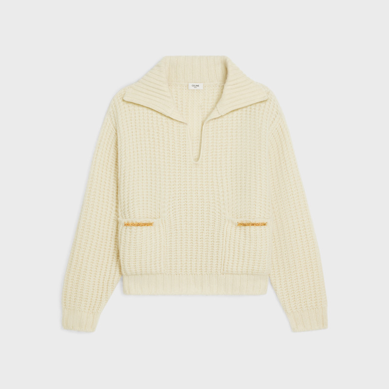 vareuse in ribbed wool and cashmere 1