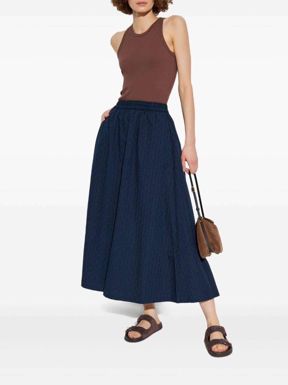Satina pleated skirt - 2