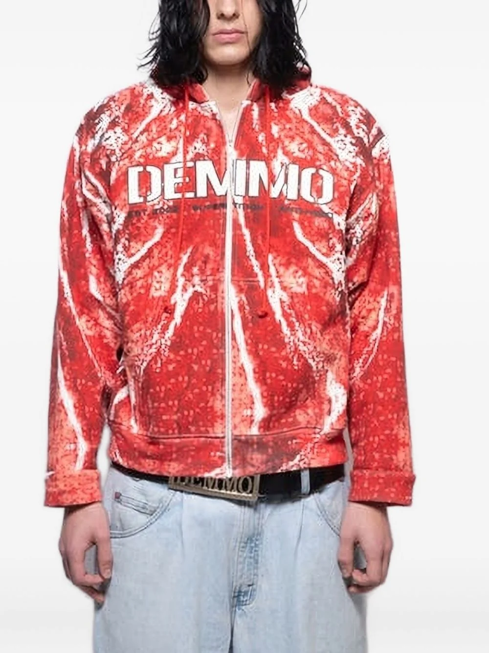 Return To Flesh zip-up hoodie - 1