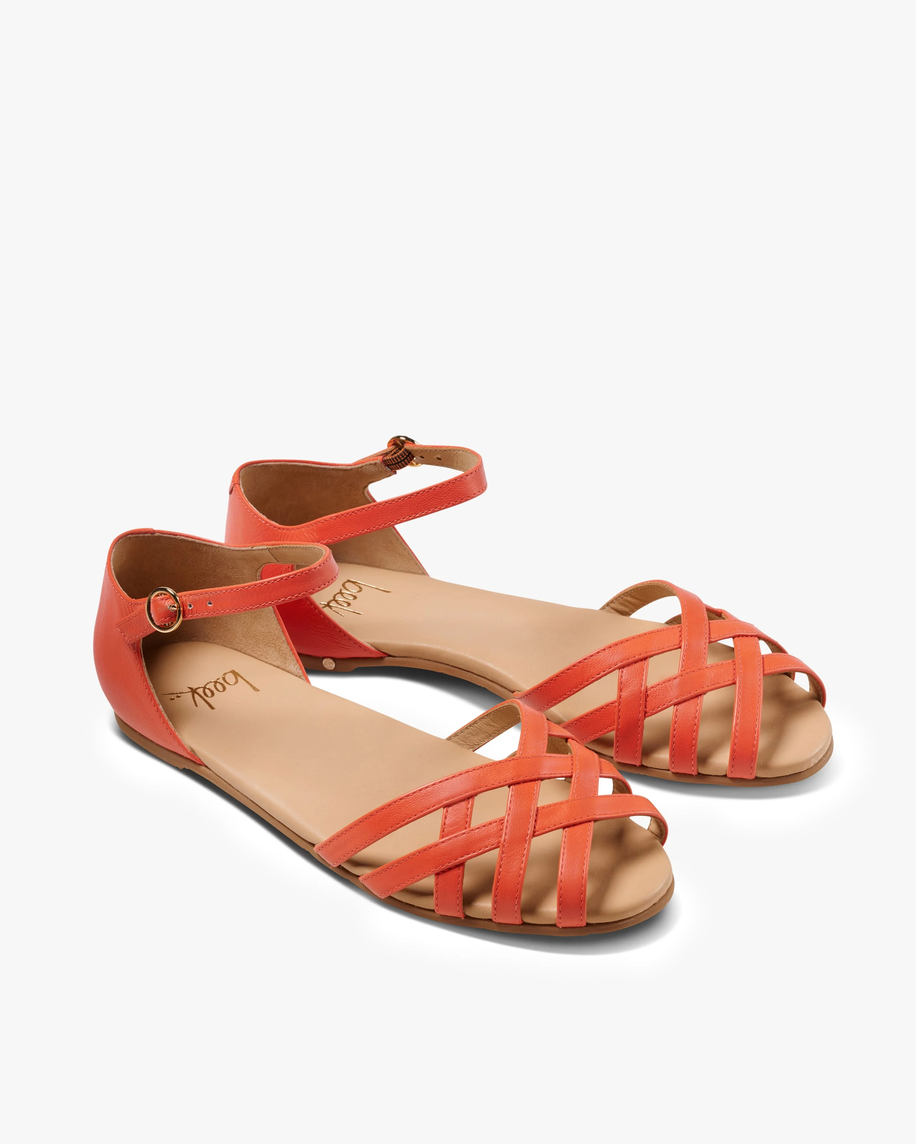 Plover Leather Basket-Weave Sandal - 1