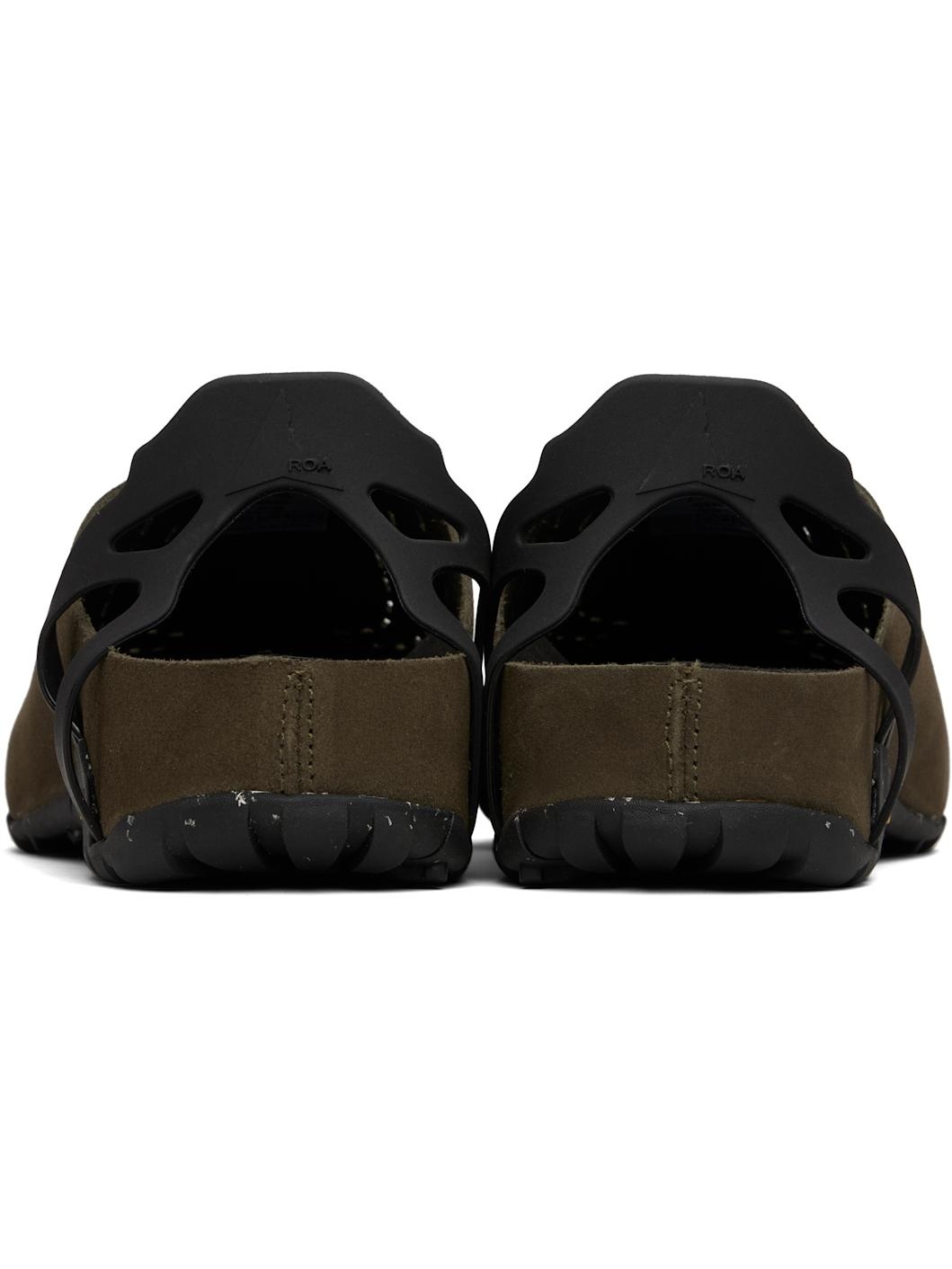 Khaki Fedaia Mules - 2
