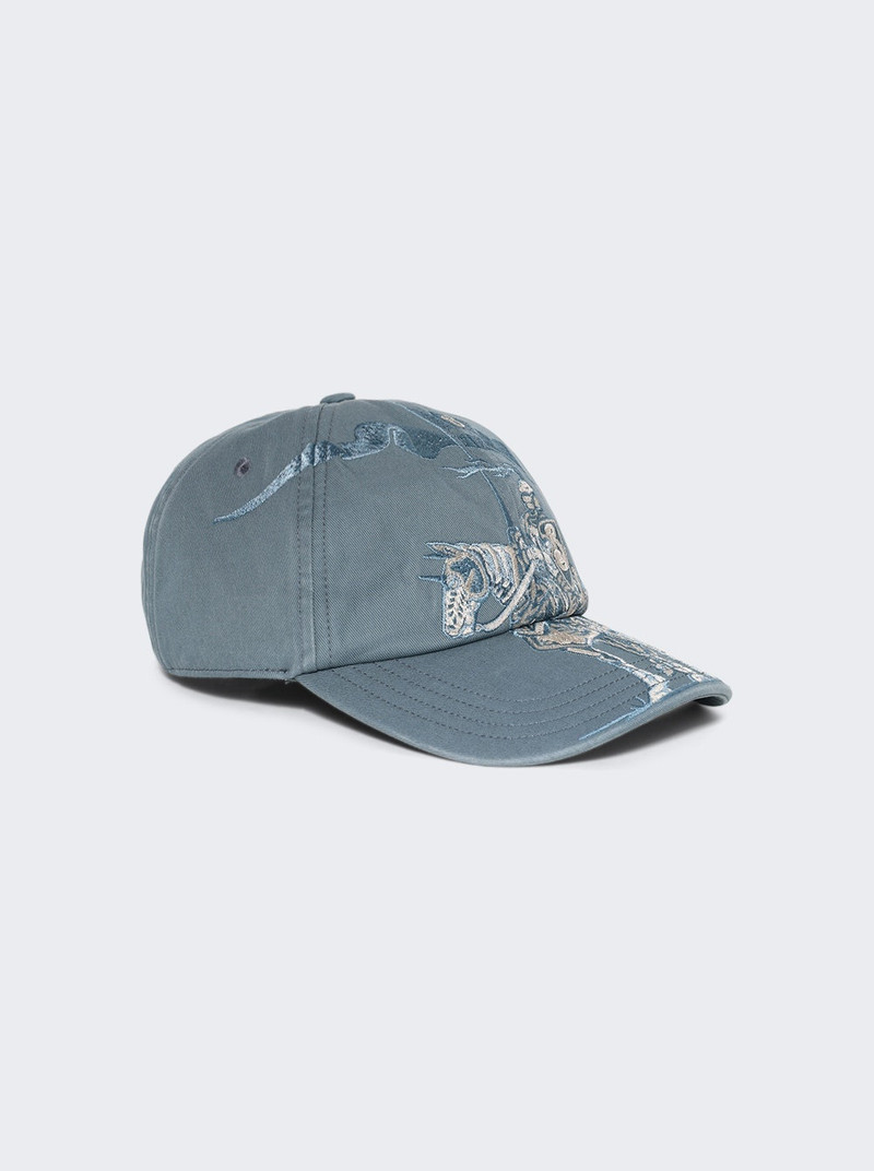 Equestrian Knight Design Baseball Cap Flood Blue 5