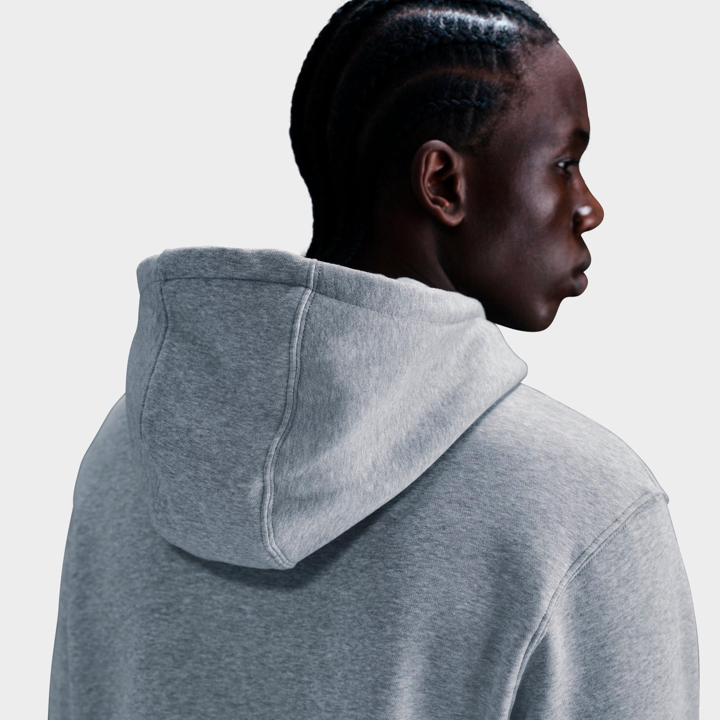 Men's Nike Club Fleece Premium Embroidered Pullover Hoodie - 4