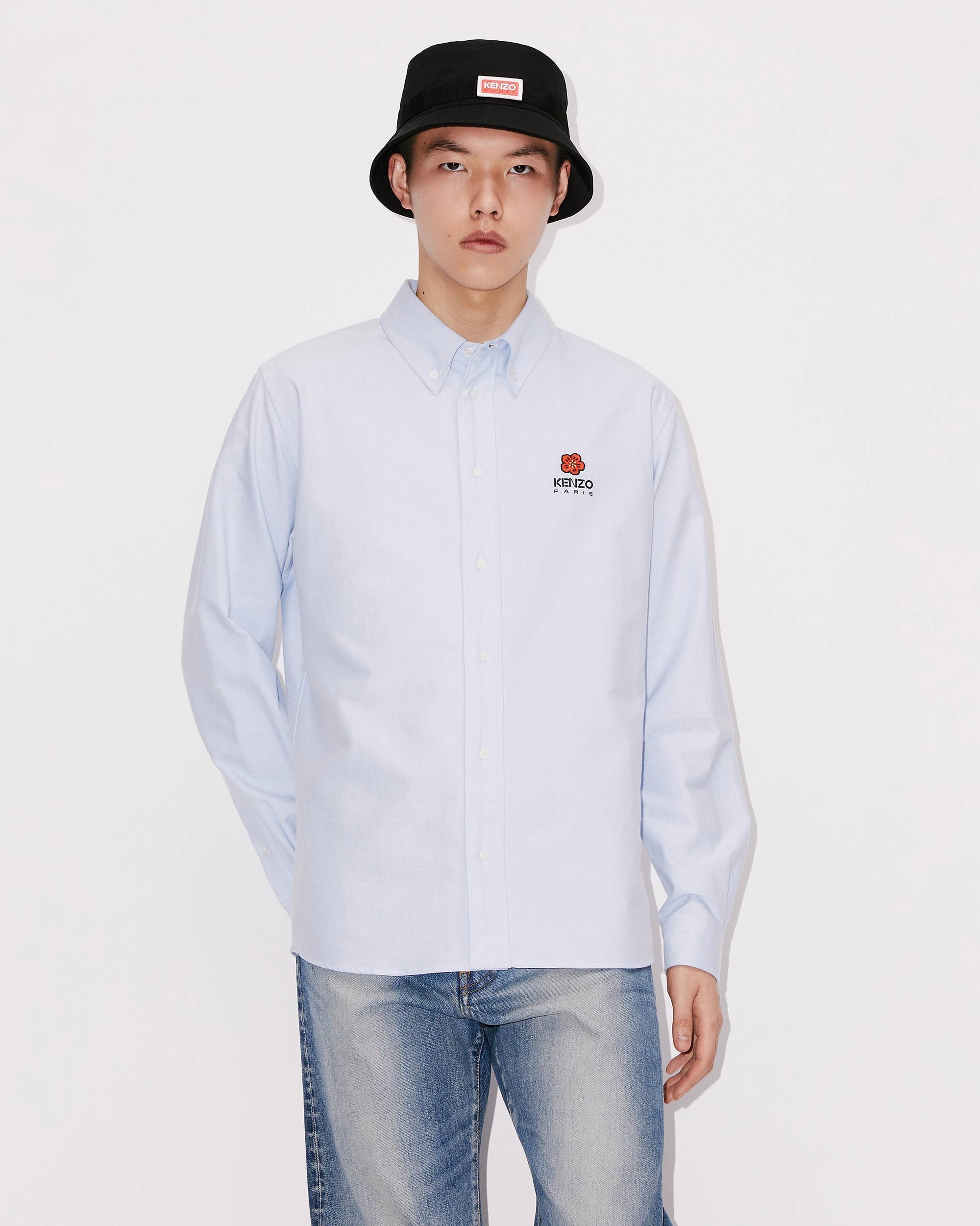 'BOKE FLOWER' Crest casual shirt - 4