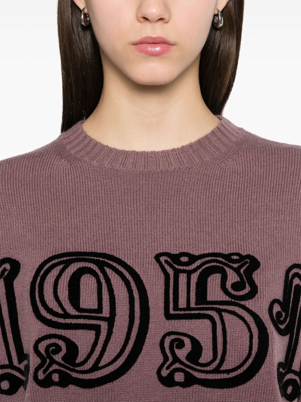 Logo wool and cashmere jumper - 3
